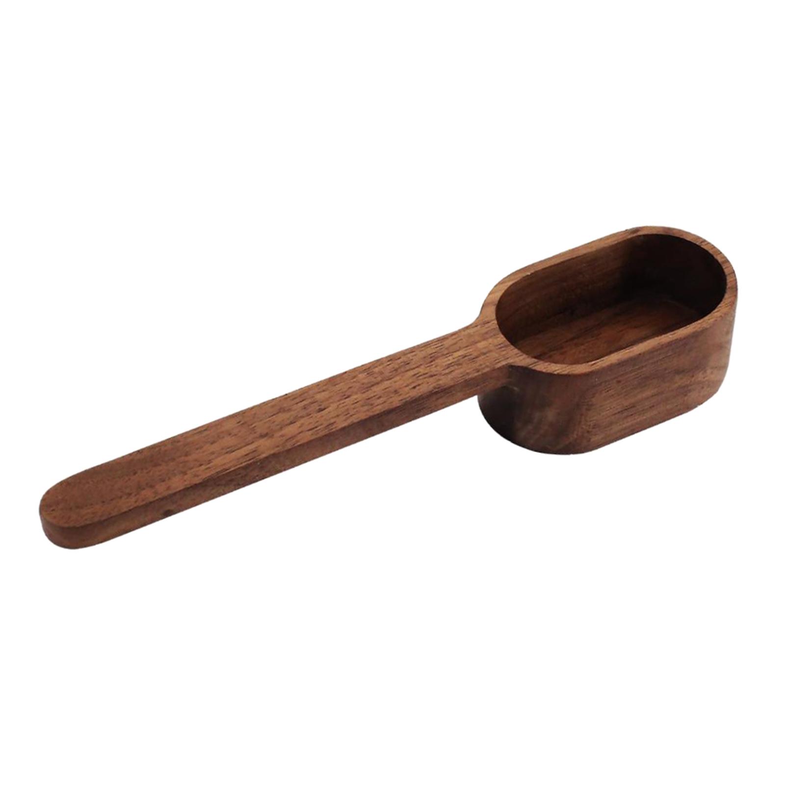 Coffee Scoop, Wooden Coffee Spoon in Black Walnut, Measuring for Coffee Beans, Ground Beans or Tea Tablespoon Home Kitchen Accessories