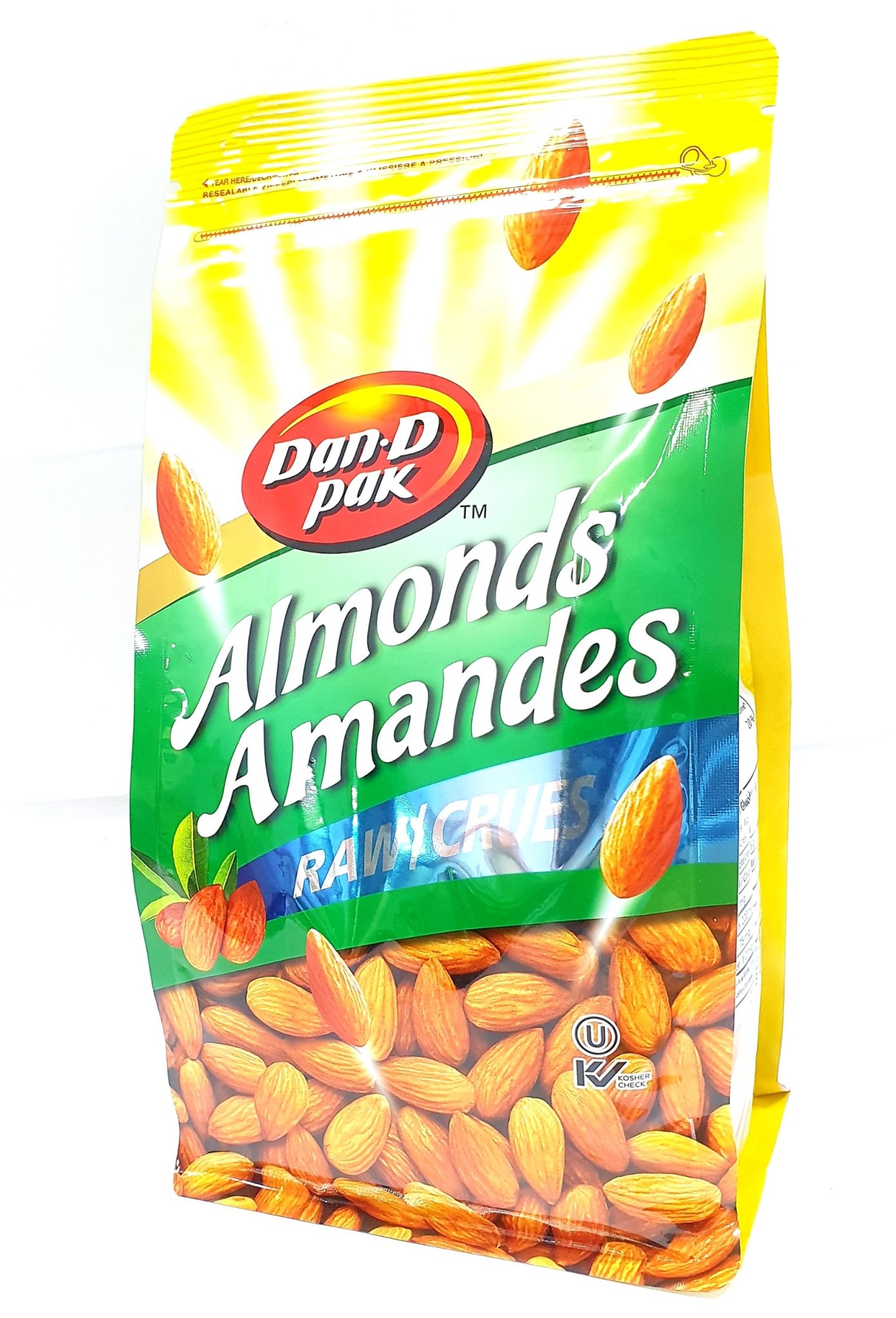 HẠNH NHÂN SỐNG MỸ ALMONDS RAW 650G