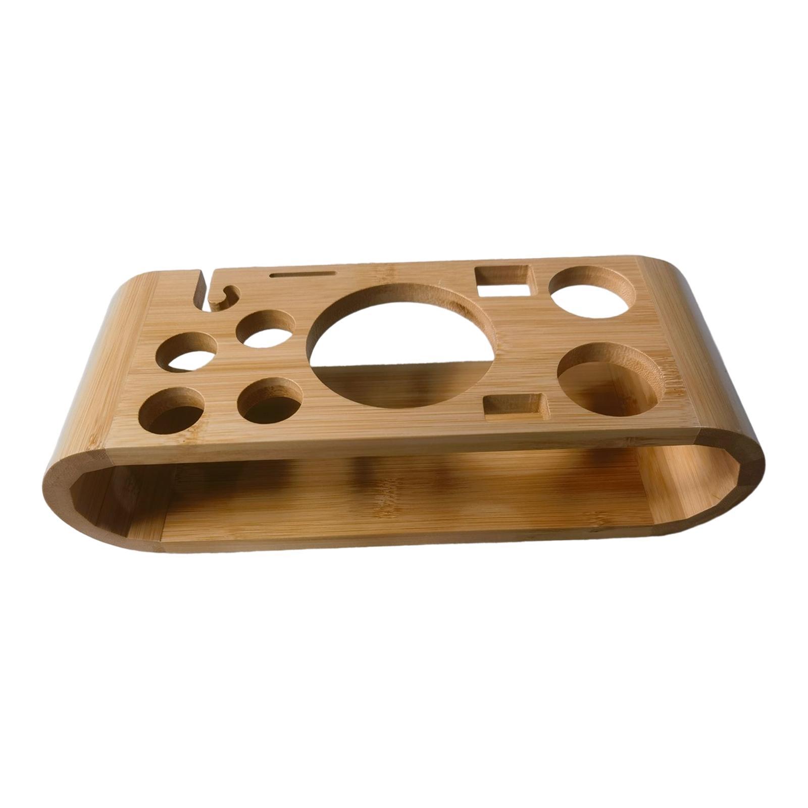 Cocktail Shaker Wooden Rack Equipment Display Stand for Home Party Beginners