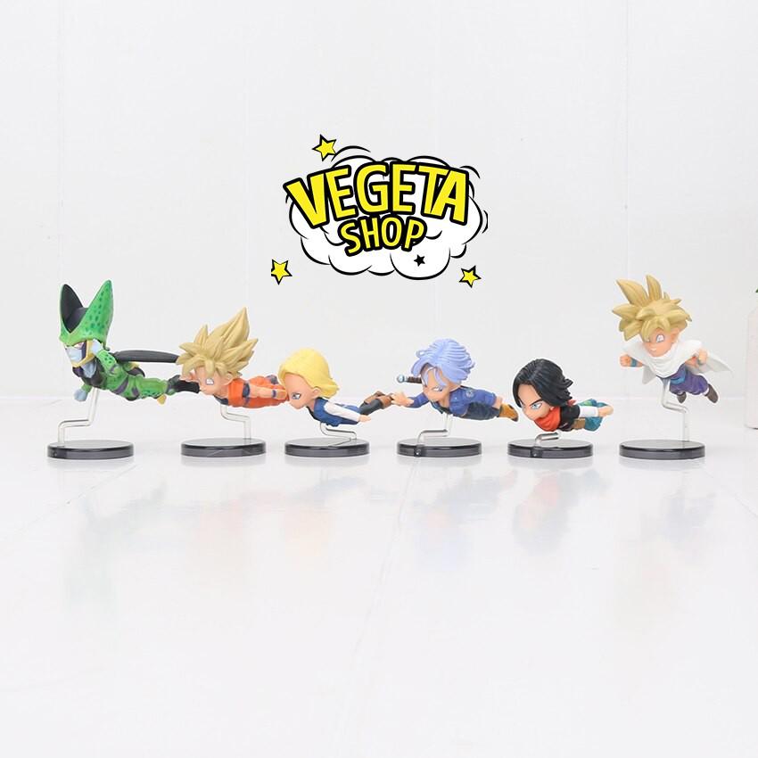 Mô hình Dragon Ball - Set WCF30 Vol 3 - Cell Xên bọ hung Goku Gohan SSJ Trunks Android Số 17 18 - WCF 30