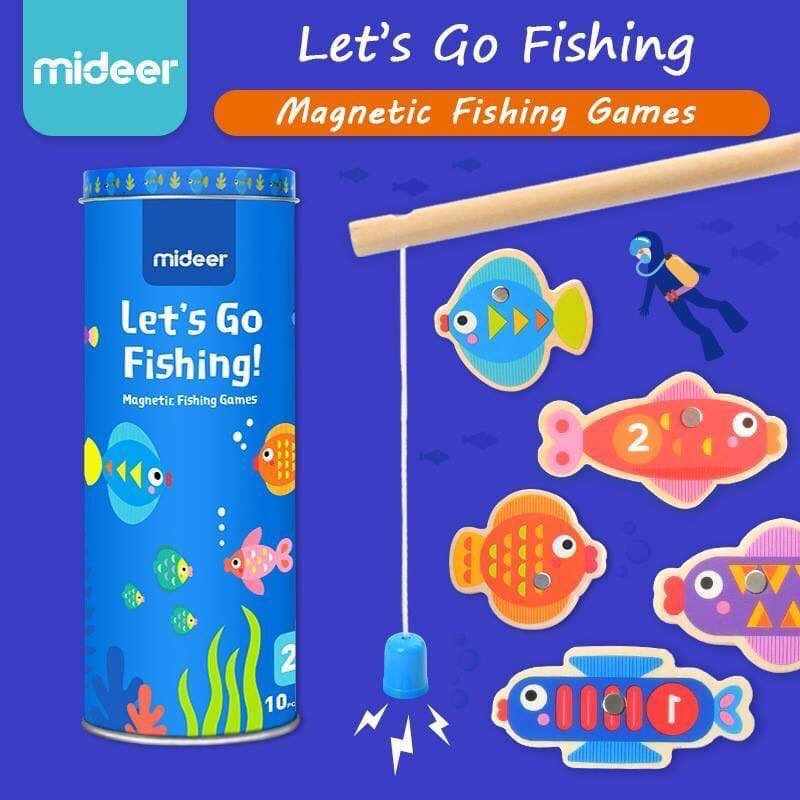 Đồ Chơi Câu Cá Nam Châm Mideer - Let’s Go Fishing! Magnetic Fishing Games MD1085