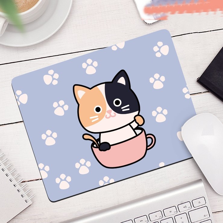 Miếng lót chuột mouse pad doremon corgi mèo 26*21cm animal mẫu mới update sỉ và lẻ