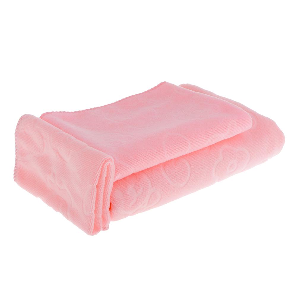 3 Pcs Towel Sets for Bathroom Home Bathtowel Water Absorbent Light Pink