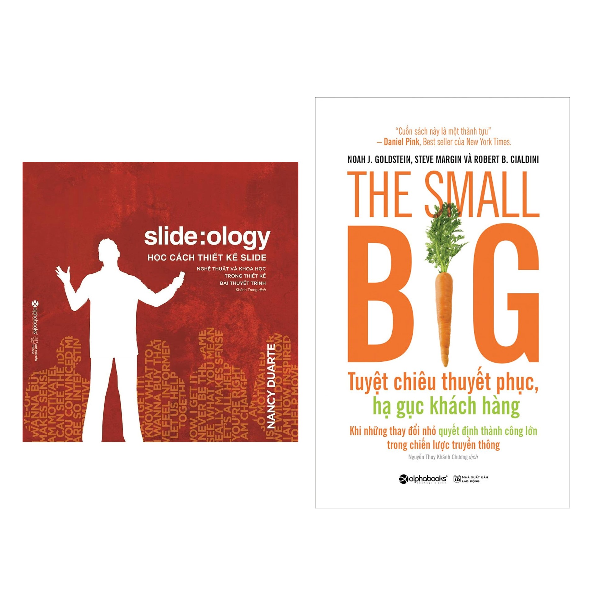 Combo Sách Kỹ năng Làm Việc :  Học Cách Thiết Kế Slide +  The Small Big – Tuyệt Chiêu Thuyết Phục, Hạ Gục Khách Hàng