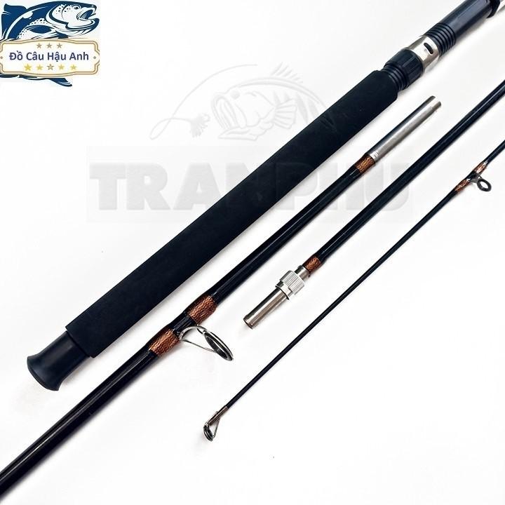 Bộ Cần Câu Máy Shimano 2 Khúc Đặc Máy Câu Cá LC7000 Tải Cá 10kg Tặng Phụ Kiện BCC3