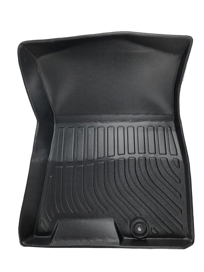 Thảm lót sàn xe ô tô Hyundai Genesis G80 Nhãn hiệu Macsim chất liệu nhựa TPE cao cấp màu đen