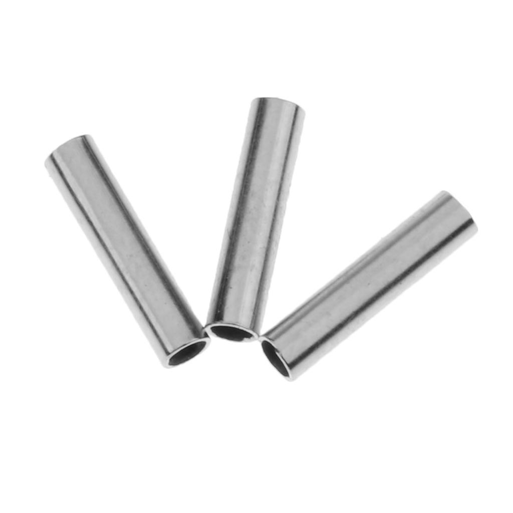 400pcs 1.2/1.4mm Fishing Wire Leader Crimps Single Barrel Crimping Sleeves 100% Copper Tube Connector Fishing Tackle Kit
