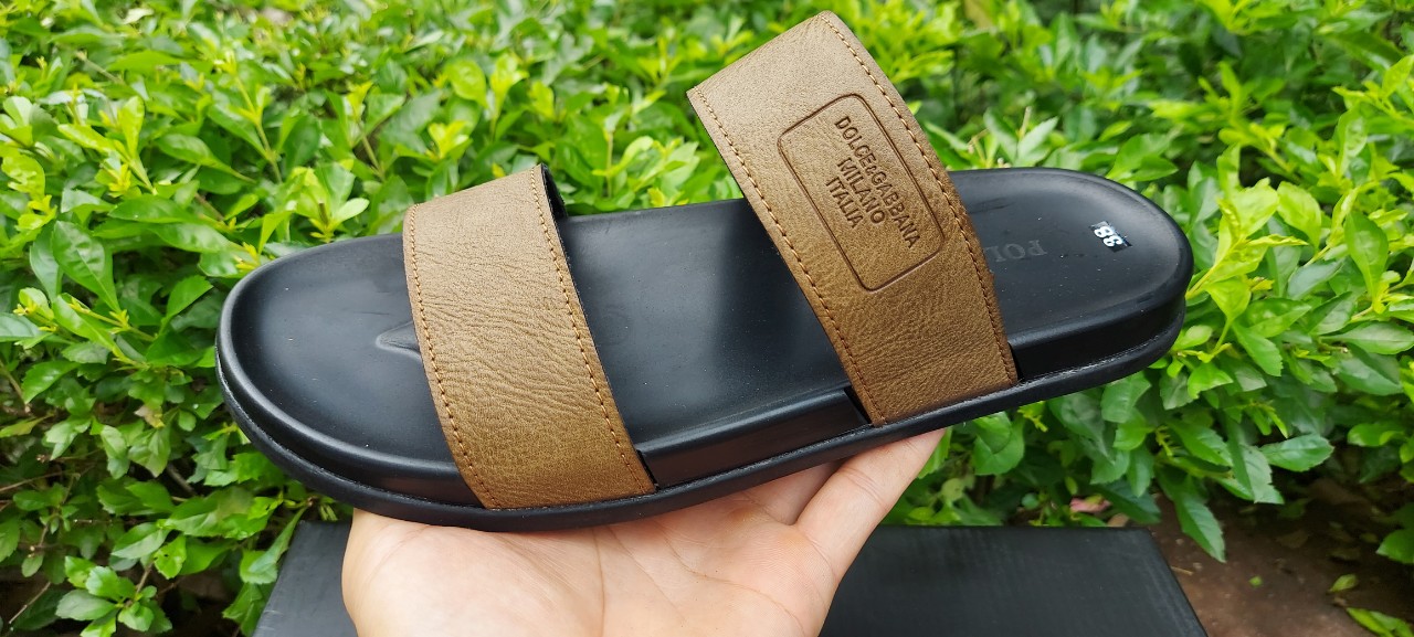 Dép sandals nam da bò mềm êm không hôi chân