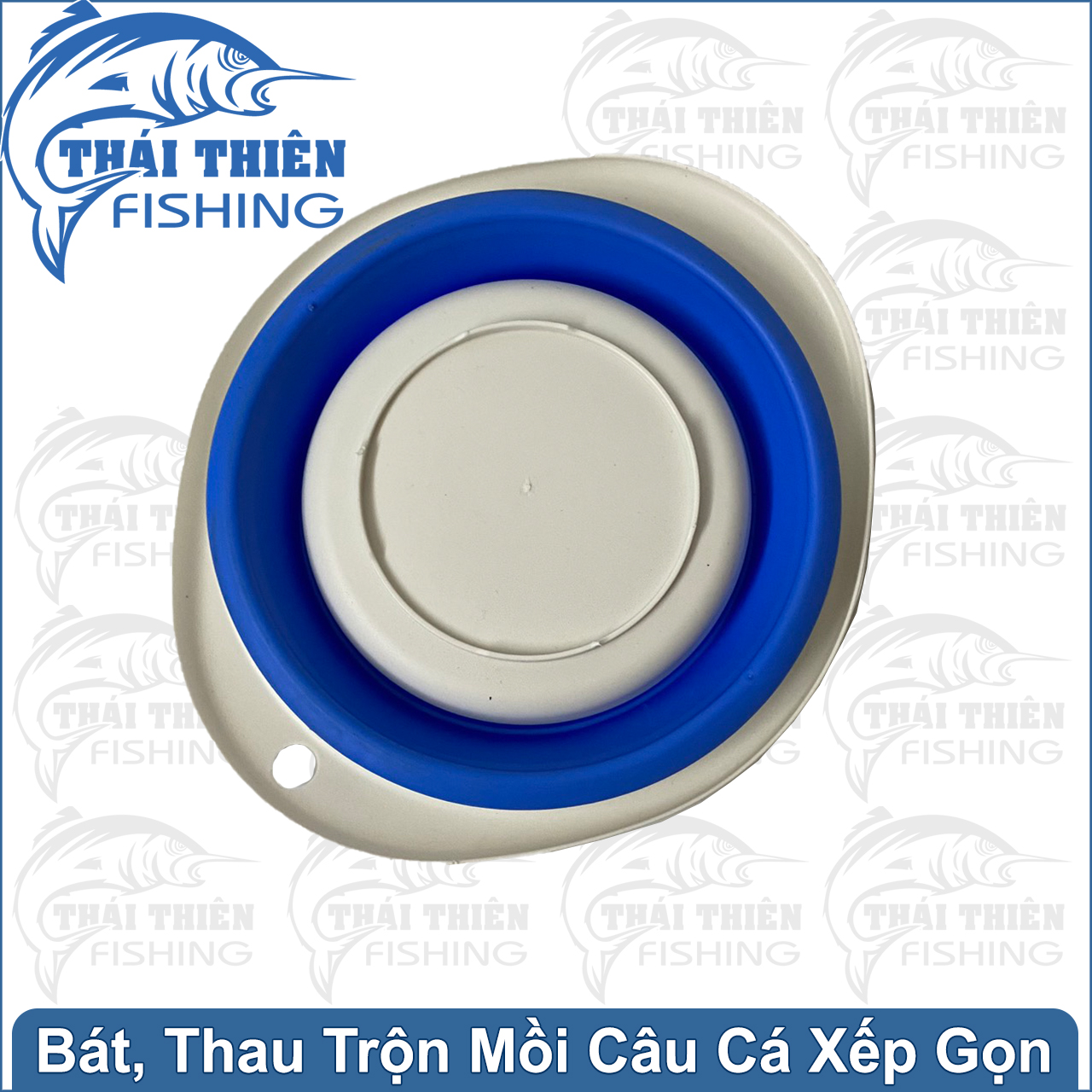 Bát Trộn Mồi Câu Cá Thau Pha Mồi Xếp Gọn Tiện Lợi