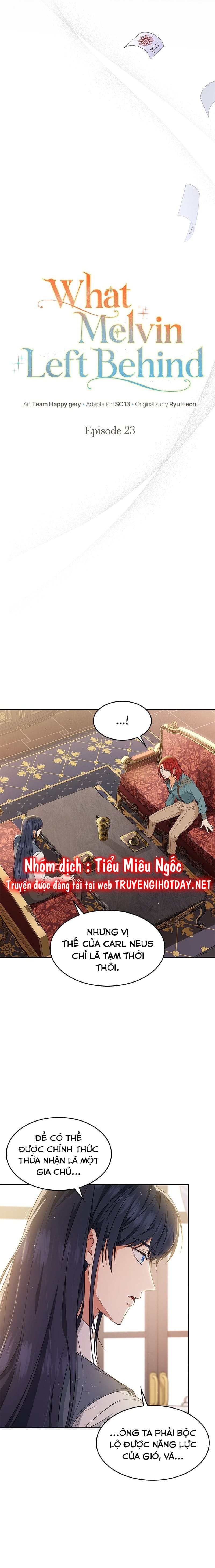 những gì melvin để lại chapter 23 9