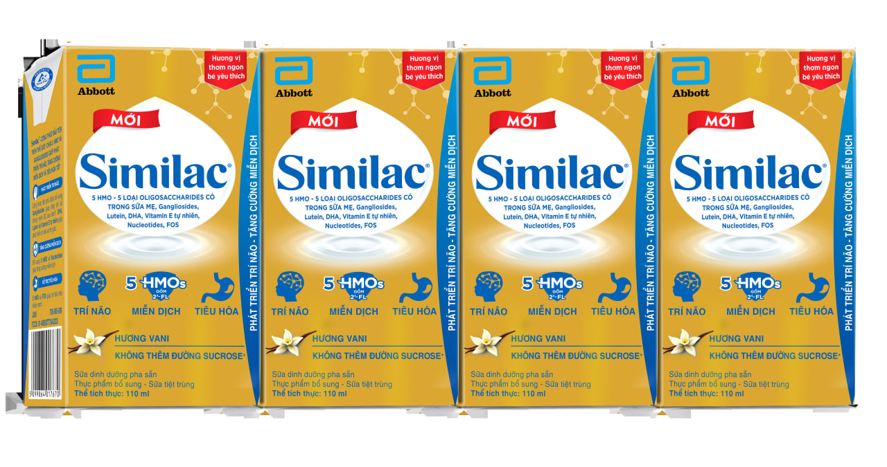 Lốc 04 Hộp Sữa Nước Abbott Similac 110ml