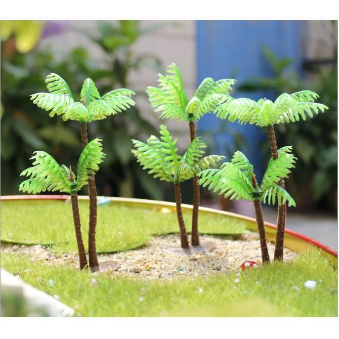 Mô hình cây dừa cảnh thích hợp tạo dáng bonsai, tiểu cảnh minature(TREE-03)