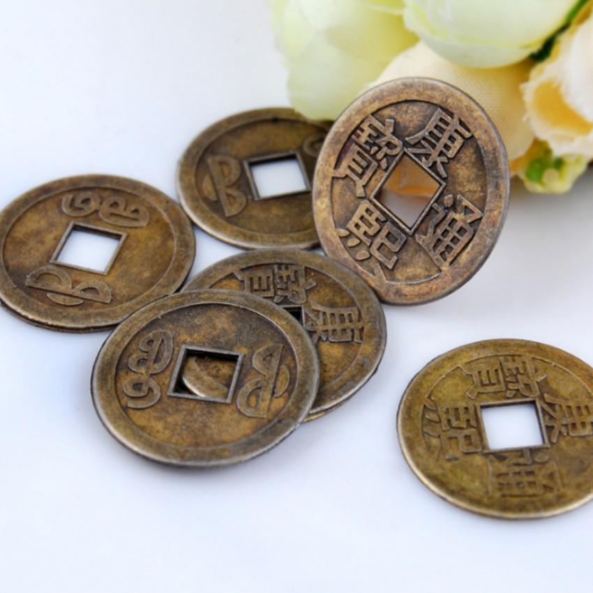 Đồng xu ngũ đế phong thủy cầu tài lộc 206229