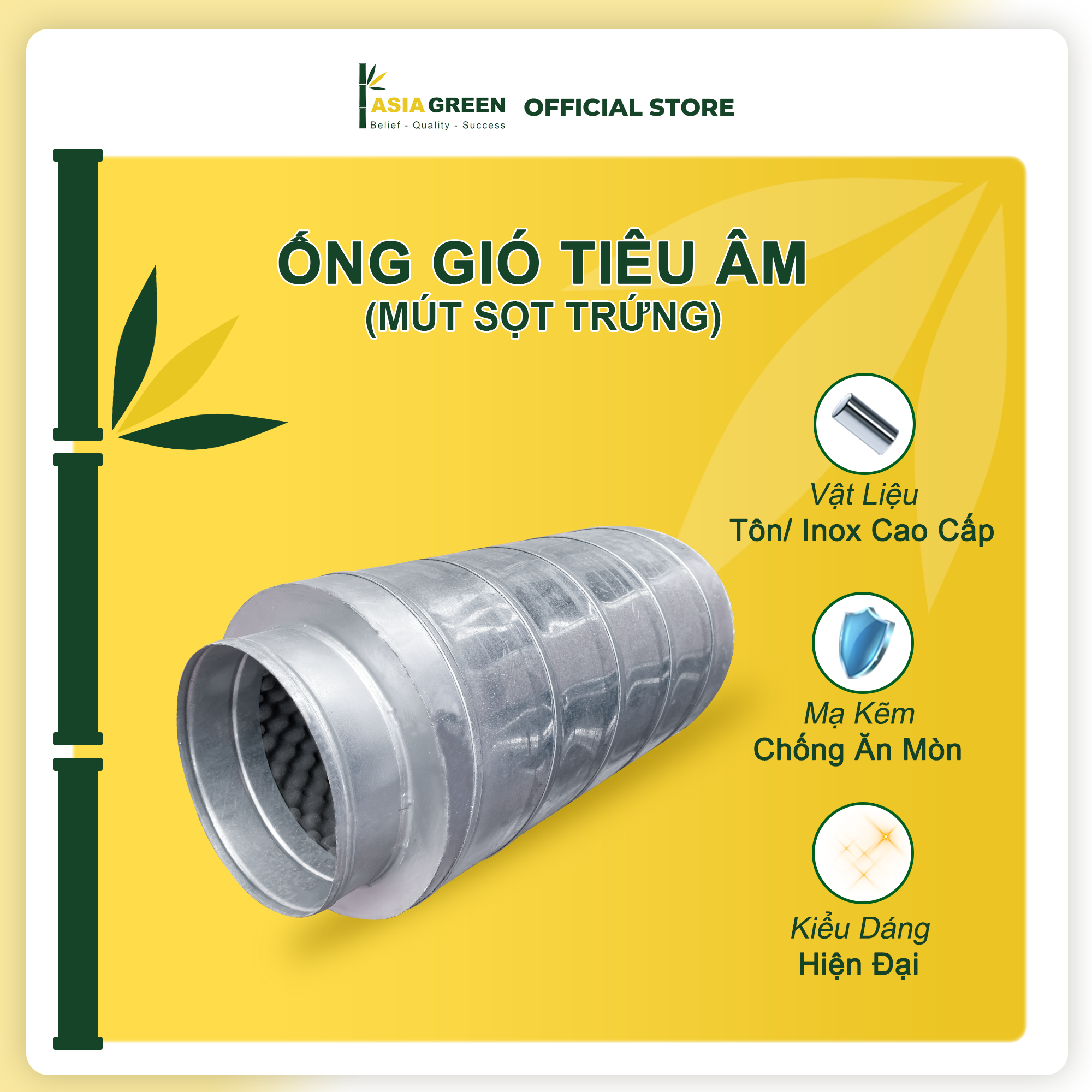 Phụ Kiện Tiêu Âm Tròn Mút Sọt Trứng, Giảm Tiếng Ồn Hiệu Quả, Chính Hãng ASIA GREEN ( Giá bao gồm VAT)
