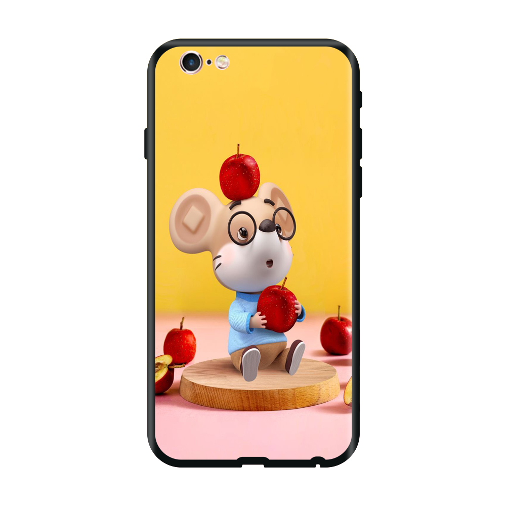 Ốp lưng TPU viền dẻo cho điện thoại IPHONE 6 PLUS/6S PLUS Hình Chuột Tết 2020 Mẫu 11