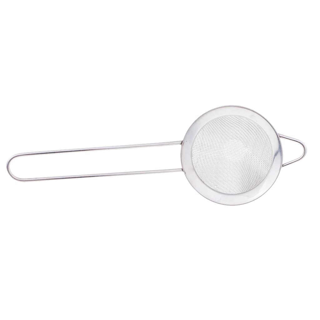 Stainless Steel Fine Mesh Strainer Bowl Drainer Sieve Colander Sifter 7/9/12/14/16/18cm