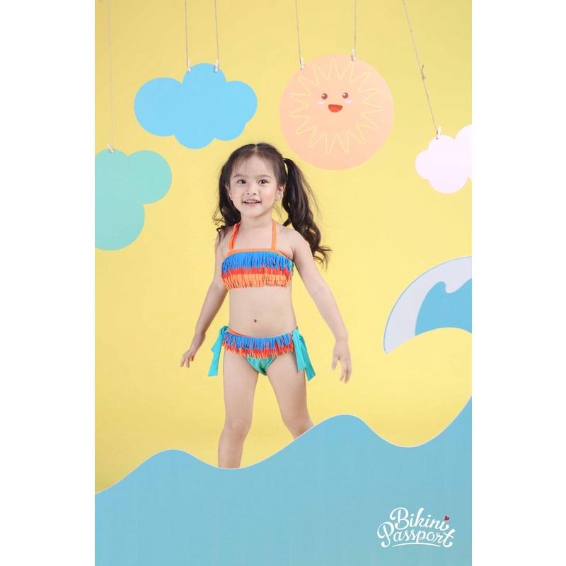 Đồ bơi áo tắm em bé BIKINI PASSPORT KID - Bikikini Fringer - KD008_X