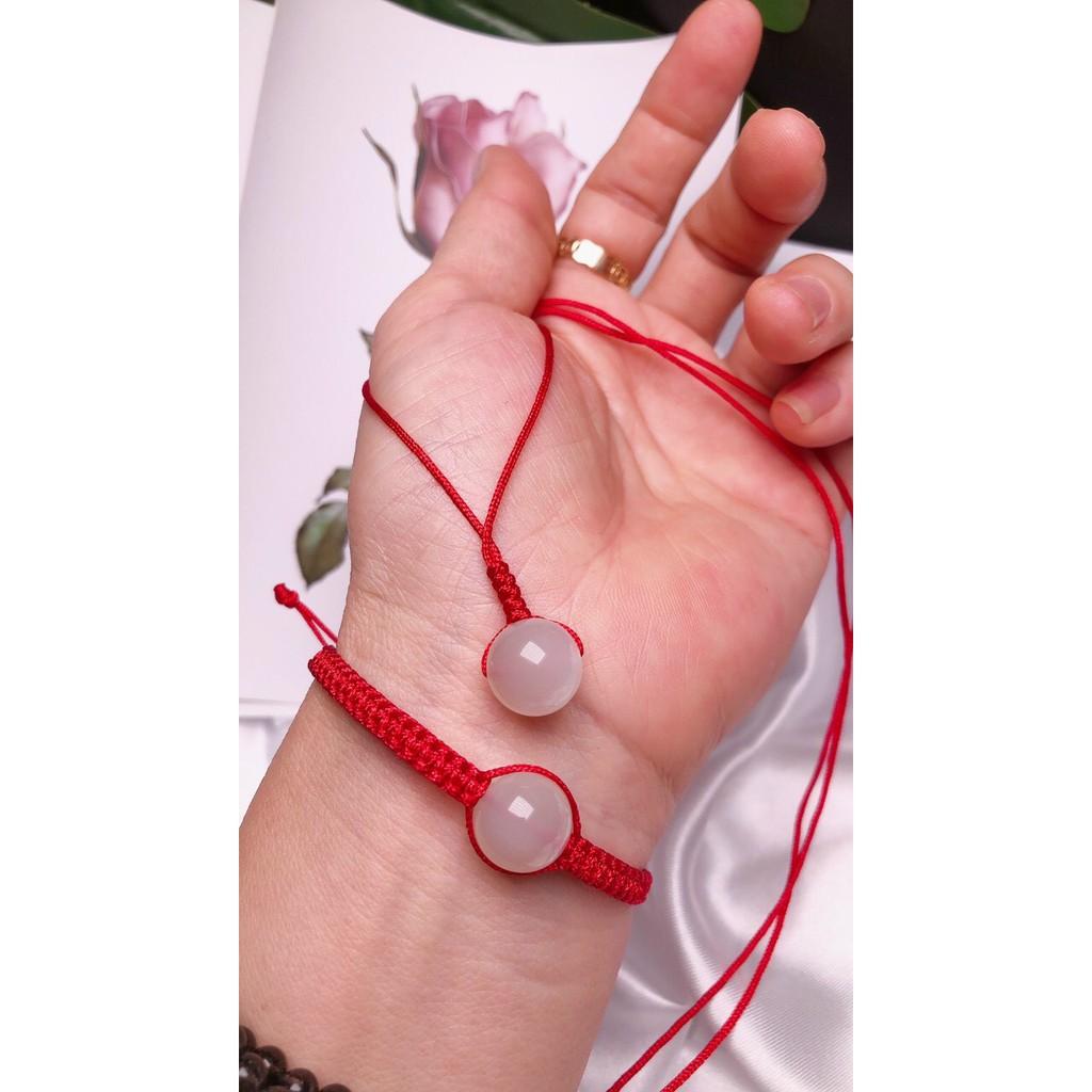 COMBO VÒNG VÀ DÂY CHUYỀN ĐÁ DÂY ĐỎ
