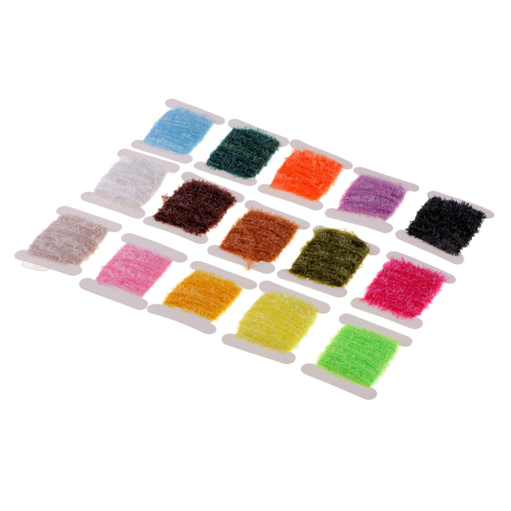 15 Thẻ 5 M/Thẻ Câu Cá Kẹo Thơm Miệng Viền Pha Lê Flash Dòng Nymph Streamers Dụ Làm Đồ Bay chất Liệu
