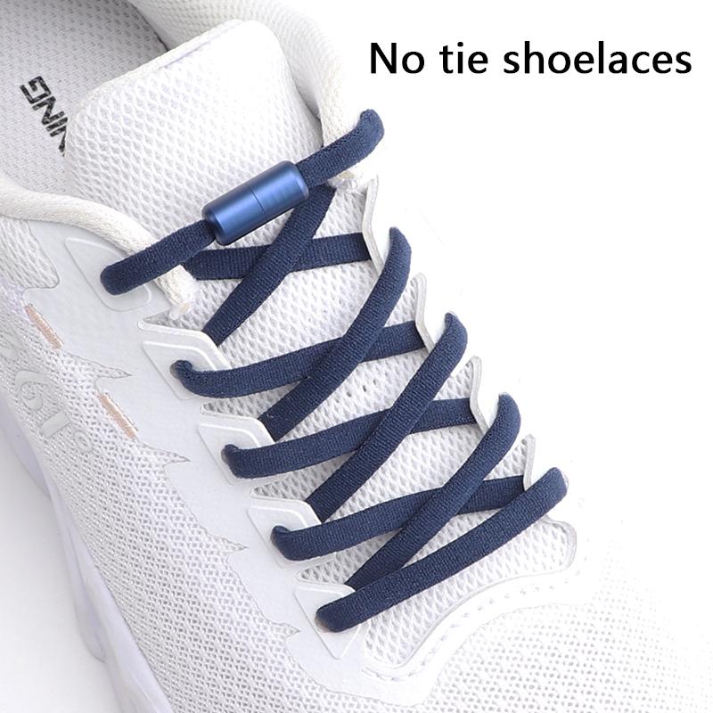 Giày thể thao đàn hồi Sneakers Tùy chọn đầy màu sắc Không có dây giày cho dây giày thể thao mà không cần cà vạt trẻ em Phụ kiện dành cho người lớn