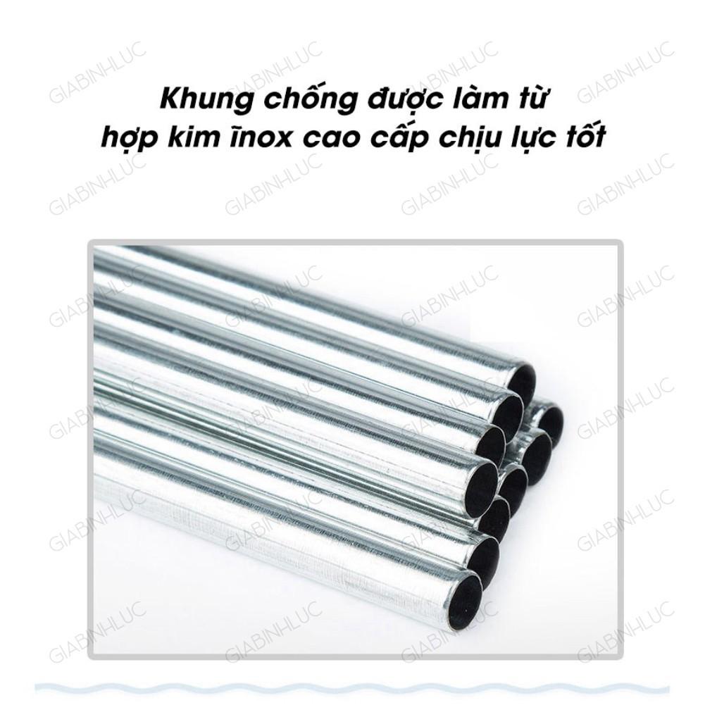 Kệ Giày Dép 5 Tầng Khung Inox Lớp Lót Bằng Vải Bạt Giá Để Giày Inox 5 Tầng Mẫu Hiện Đại