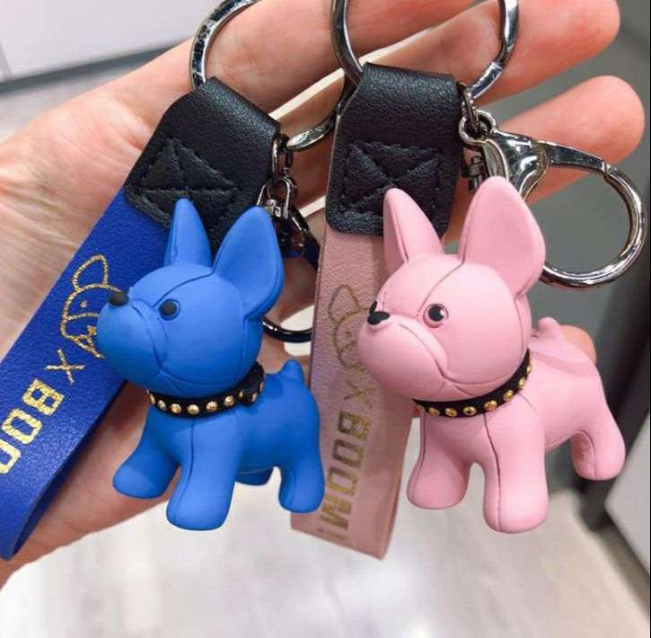 Móc Khoá Hình Chó Bulldog