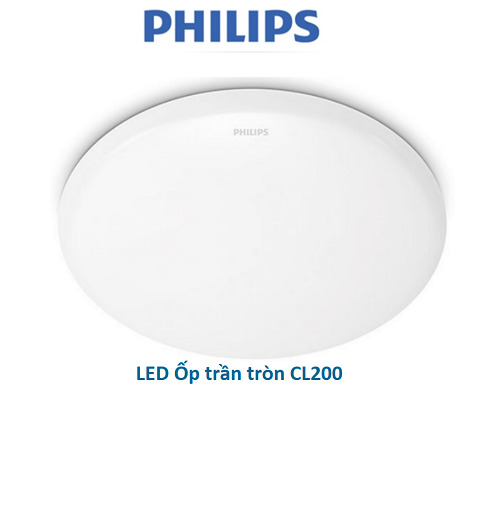 Bộ đèn PHILIPS LED ốp trần tròn CL200 - Công suất ( 6W, 10W,17W,20W) ánh sáng vàng, ánh sáng trắng