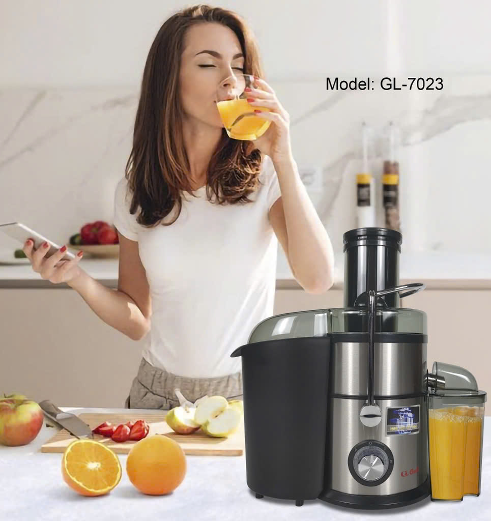 Máy ép trái cây Gali, đa chức năng, ép các loại rau, củ, quả, thân 2 lớp, motor dây đồng, cam kết hàng chính hãng, bảo hành 12 tháng chính hãng Gali