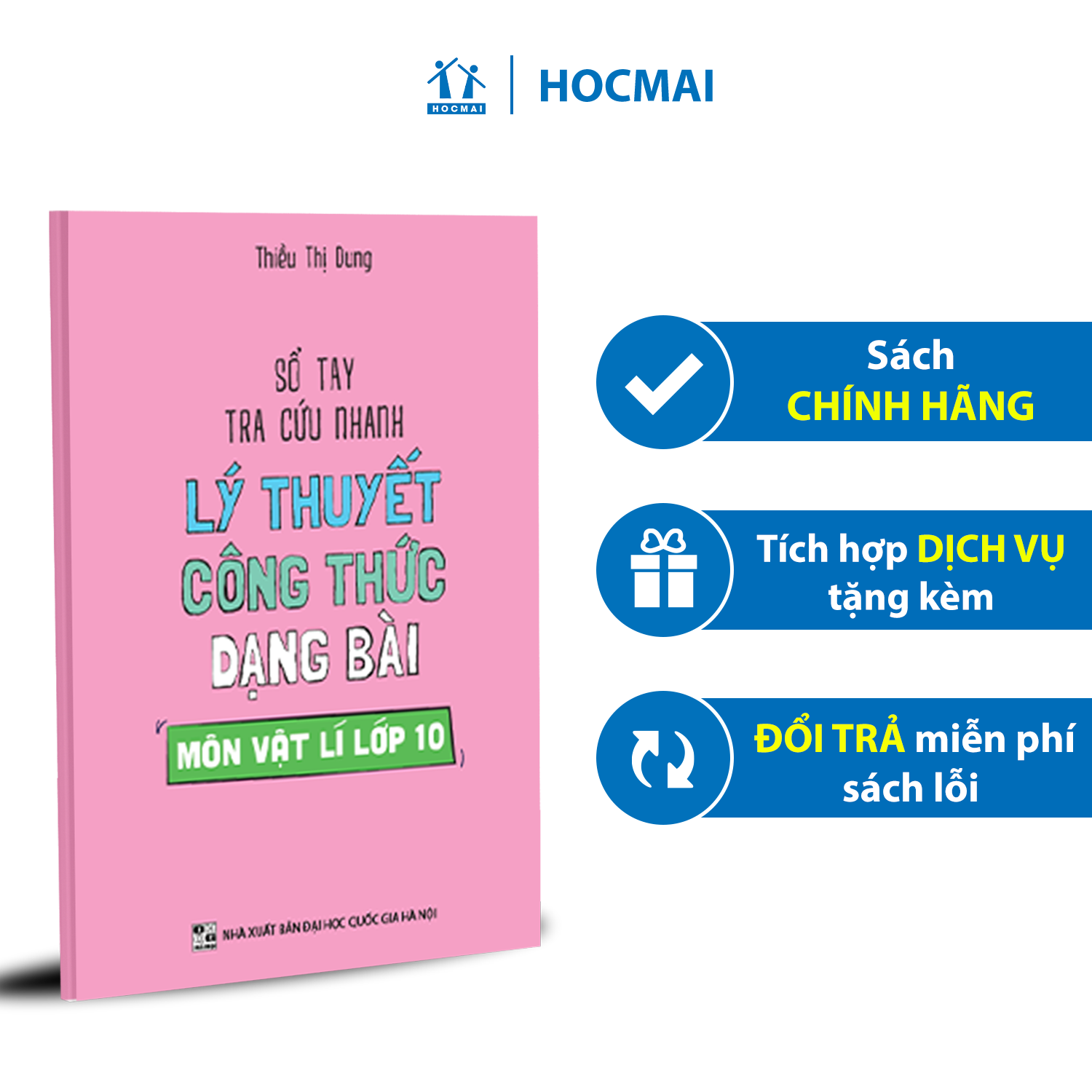 Sổ tay tra cứu nhanh lý thuyết công thức dạng bài môn Vật lí lớp 10