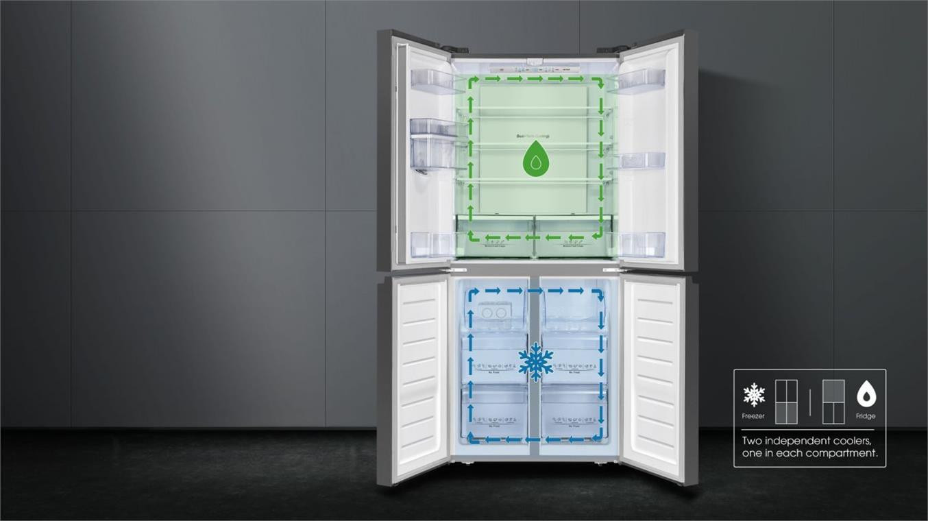 Tủ lạnh Casper Inverter 463 lít RM-522VBW model 2021 - Hàng chính hãng