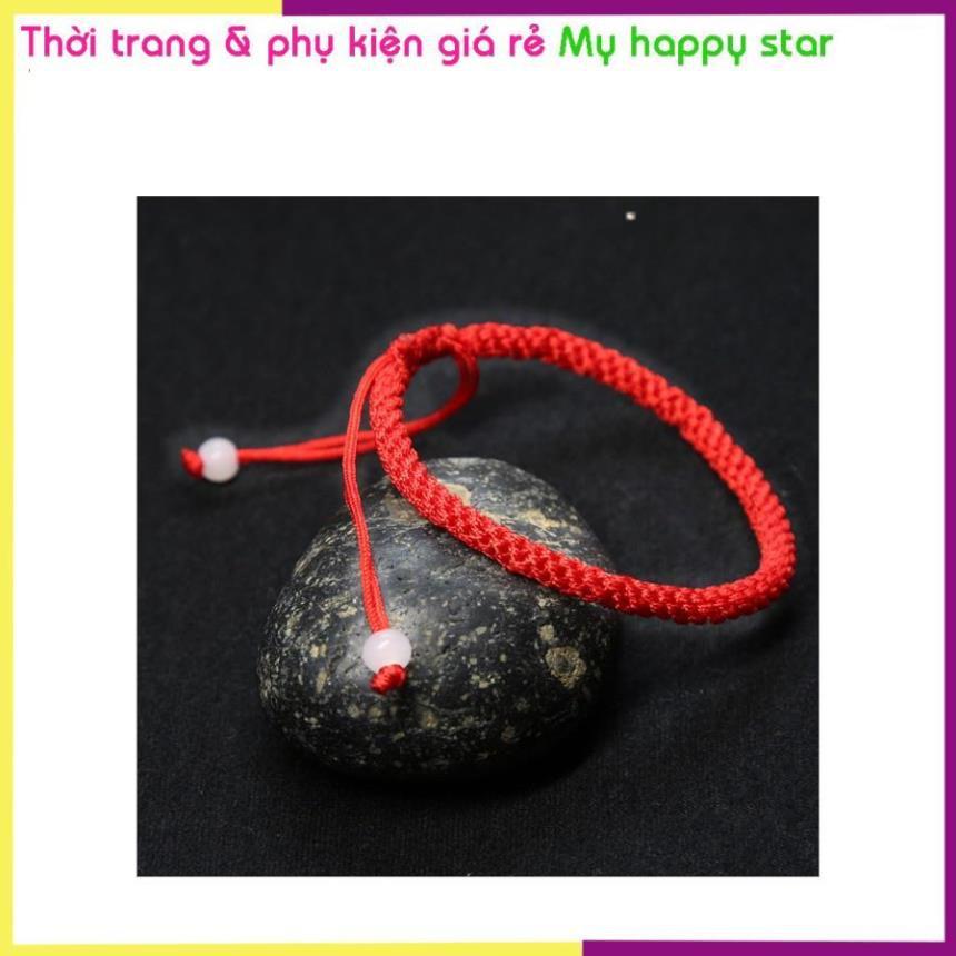 Vòng chỉ đỏ bện tròn nhiều kiểu