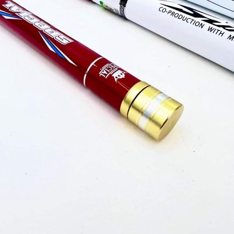 Cần câu tay hoa mực nước thế hệ 2 6h bản sưu tầm sắc đỏ tặng ngọn - đại hạ giá