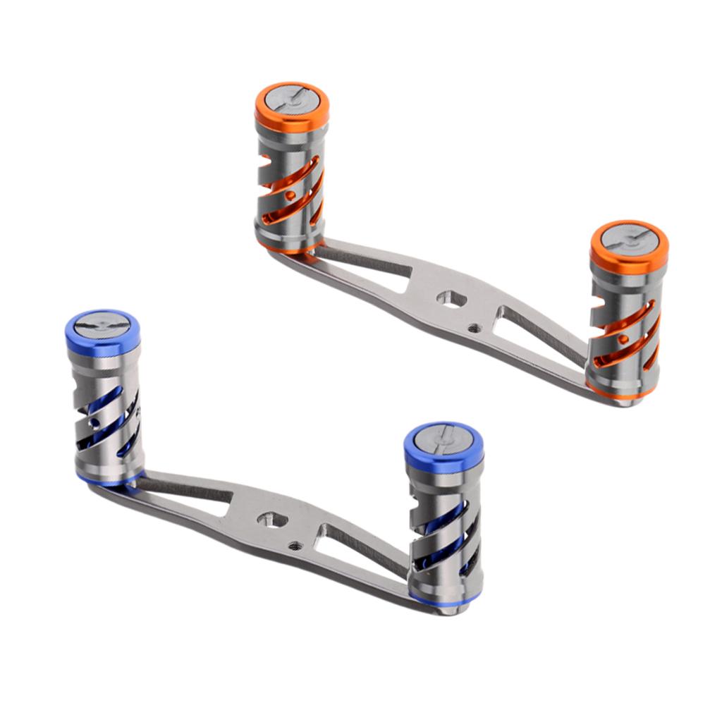 Aluminum Alloy Fishing Baitcasting Reel Handle Rocker Arm Replacement Blue