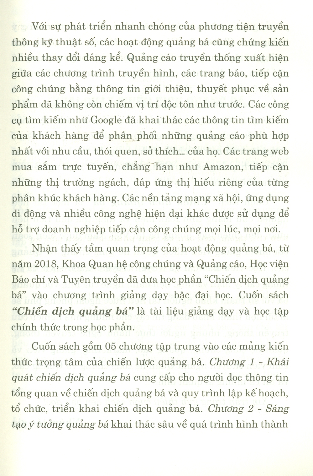 Chiến dịch quảng bá - TS Nguyến Thị Minh Hiền - -