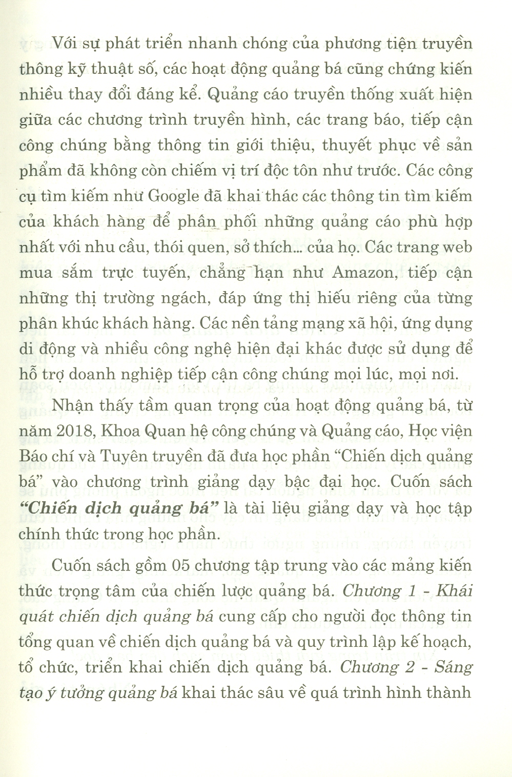 (Giáo trình) Chiến dịch quảng bá - TS Nguyến Thị Minh Hiền - (Học Viện Báo Chí Và Tuyên Truyền) - (bìa mềm)