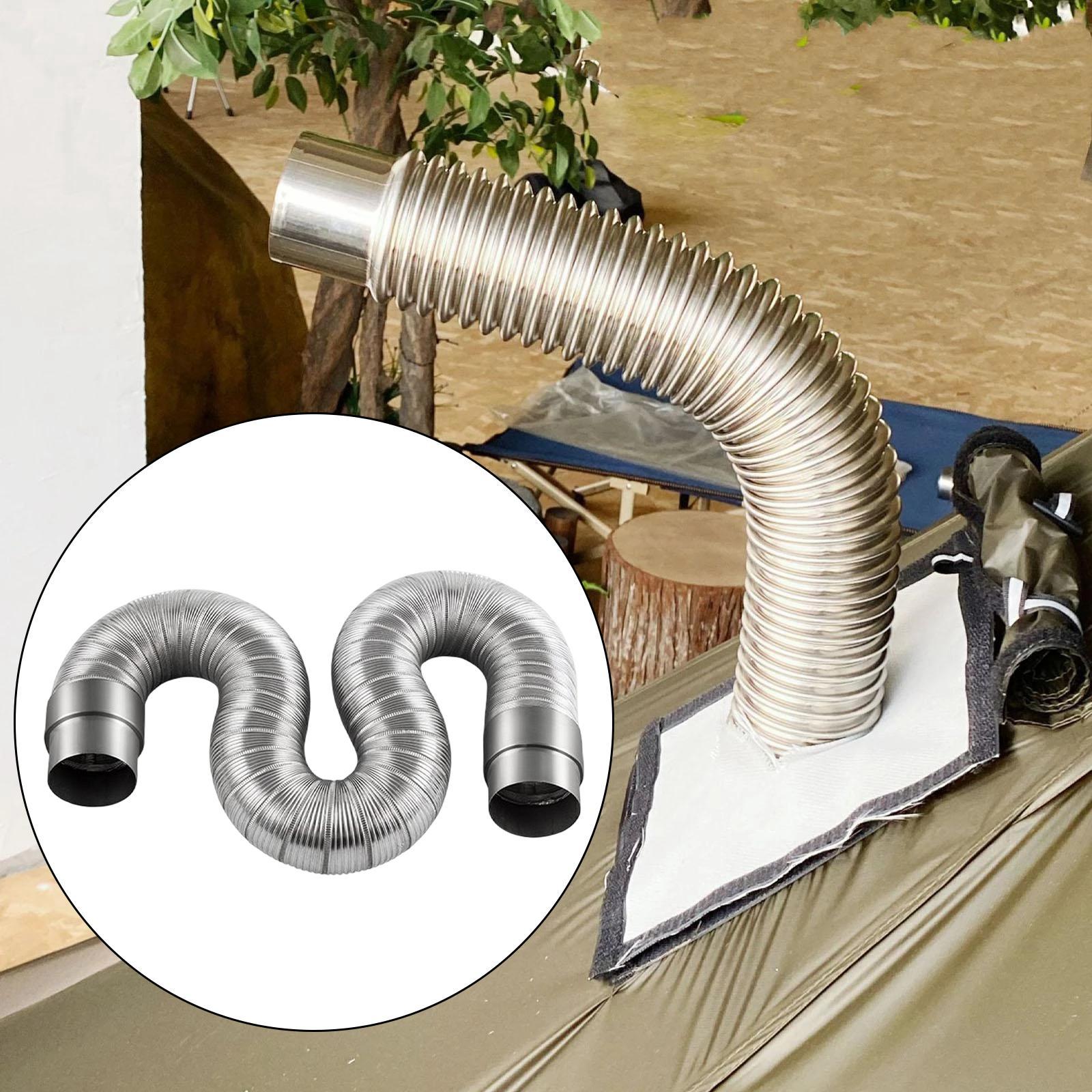 Gas Heater Exhaust Pipe Duct Bendable for Bathroom Heater Replacement