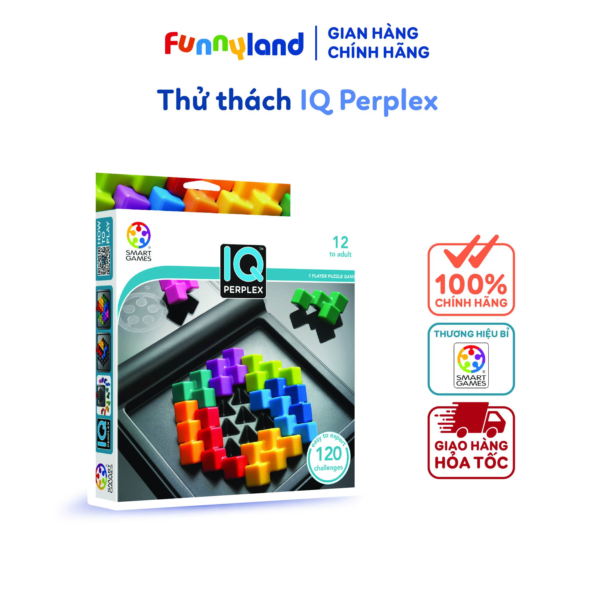 Đồ chơi thông minh Smartgames Thử Thách IQ Perplex