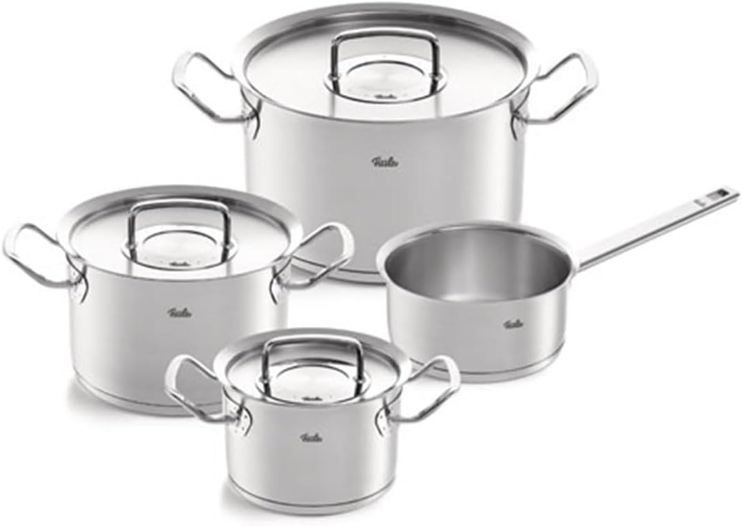 Bộ nồi inox cao cấp Fissler Original Pro 4 món (nắp inox) hàng chính hãng