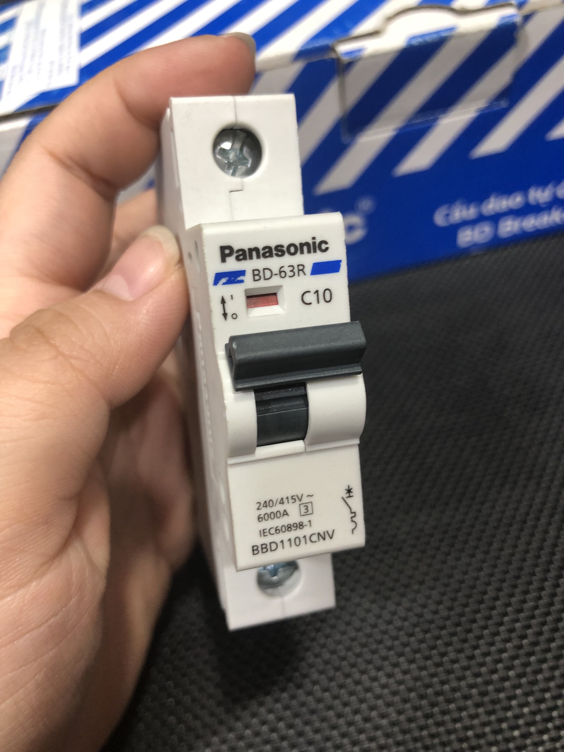 Cầu dao Panasonic 1 pha loại DIN BD Breaker DIN Type - Hàng chính hãng