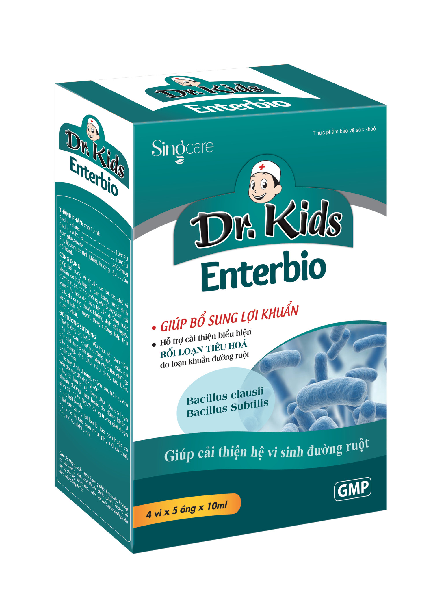 Dr.Kids Enterbio- Hỗ trợ cải thiện rối loạn tiêu hóa do loạn khuẩn đường ruột, bổ sung lợi khuẩn