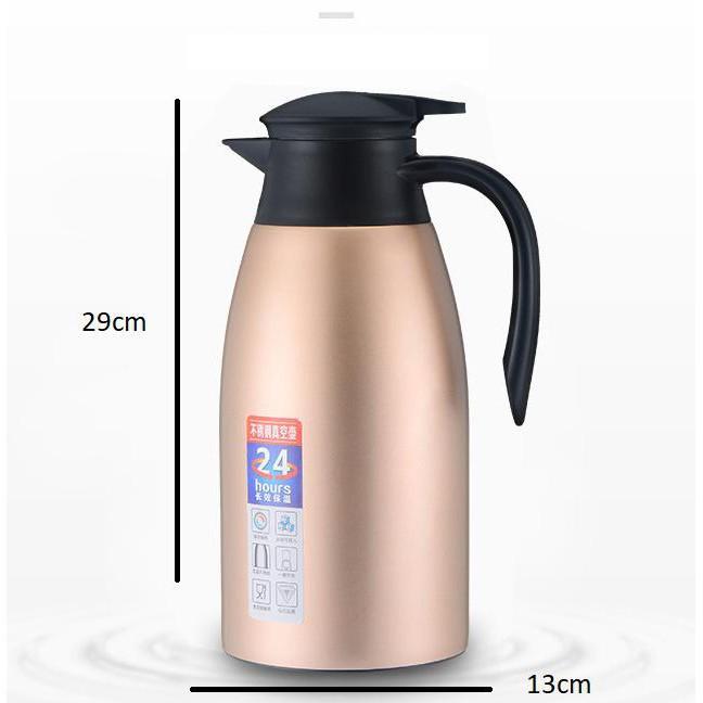 Bình đựng nước giữ nhiệt THERMO JUG 2L SUS 304 cao cấp- SuperShop