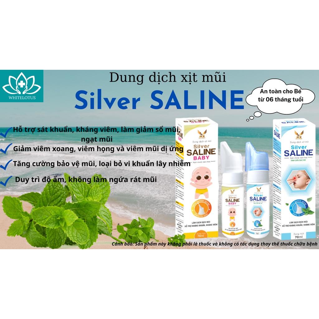 Dung dịch xịt mũi nano bạc Silver SALINE