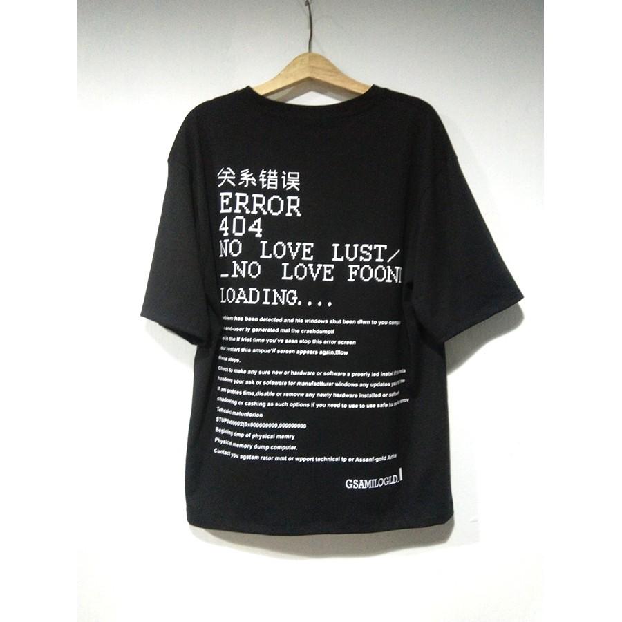 Áo thun nam unisex Stee Error unisex TSP zip eo