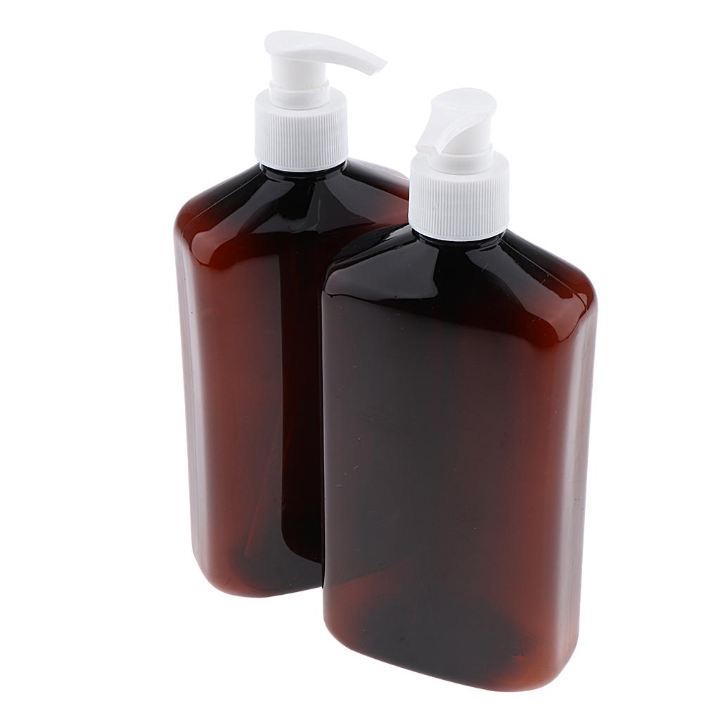 2pcs PET Empty Spray Pump Bottle refillable Cosmetic Bottles