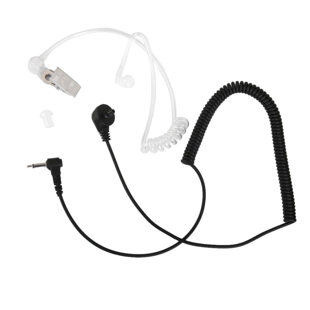 3.5mm Listen Only Acoustic Tube Earpiece for Walkie Talkie Kenwood Headset