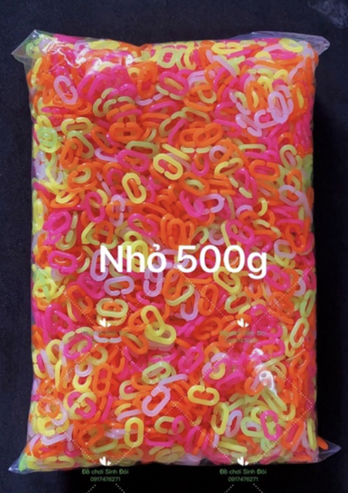 500g nút chữ c nhỏ - đồ chơi lắp ráp dây xích