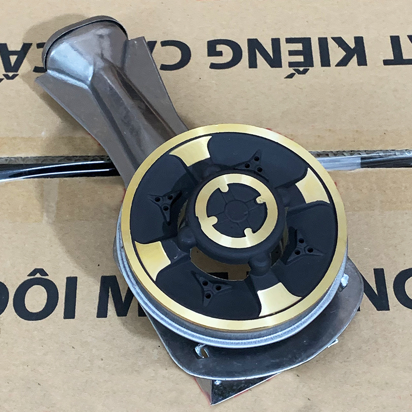 Điếu inox + Đầu đốt bếp gas sen chia lửa chén đồng loại lớn 82 Fujishi - Hàng chính hãng
