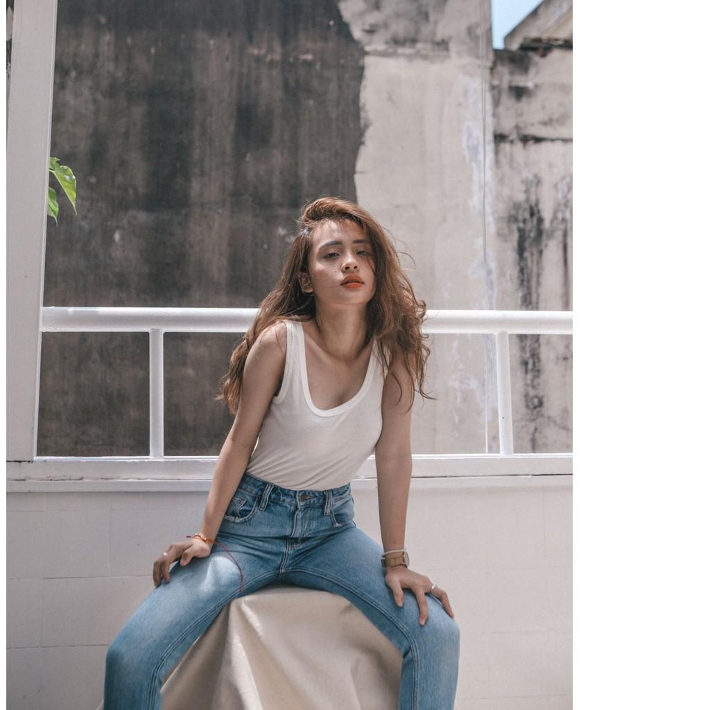 Regular Tank Top - White