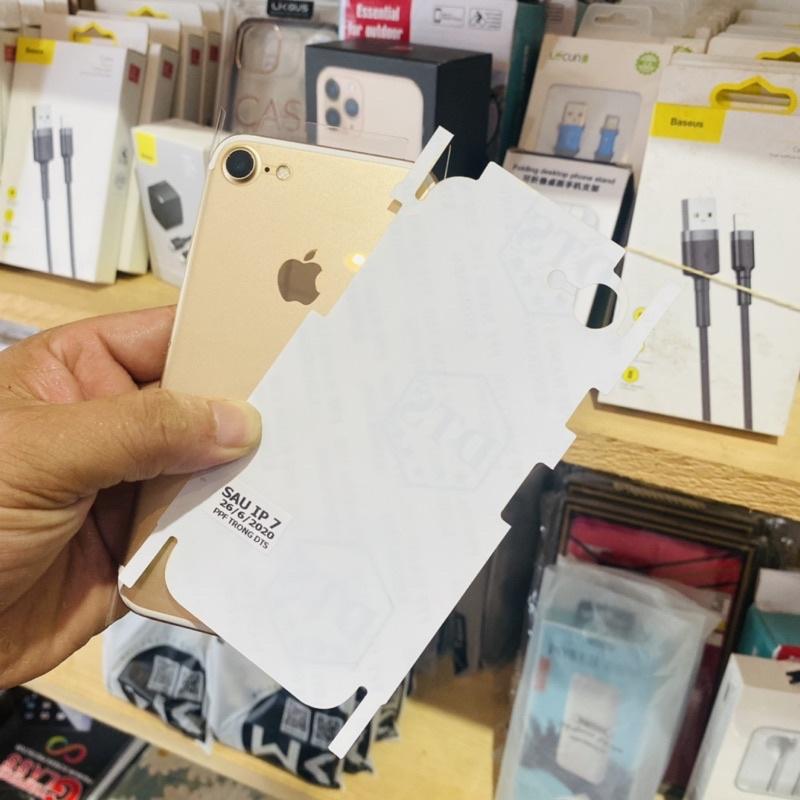 Dán lưng ppf trong suốt dành cho iphone 7/8