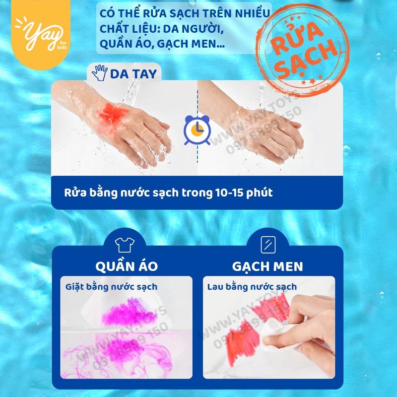 Bút Lông Màu Nguyên Liệu An Toàn Dễ Dàng Tẩy Rửa Mideer - washable marker mideer